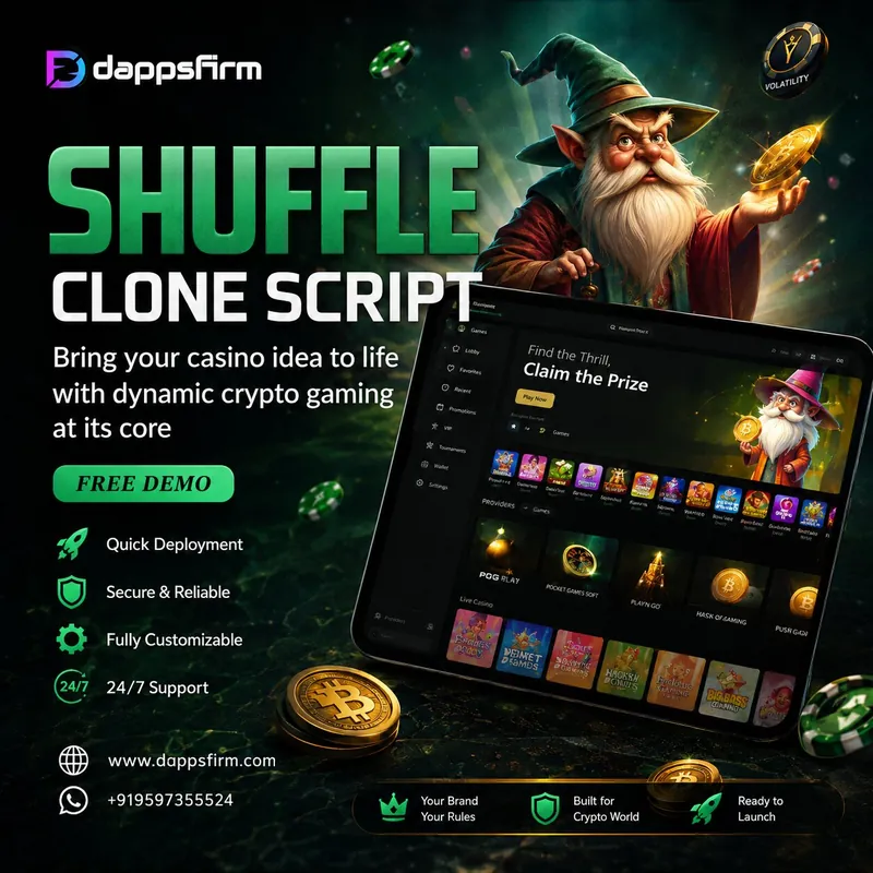 Shuffle Clone Script with Provably Fair Games &amp; Multi-Crypto Payments